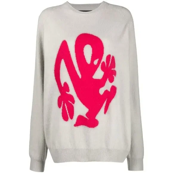 Frenckenberger x Richie Hawtin Plastikman Boyfriend Sweater Sz XS 100% Cashmere - Picture 11 of 16